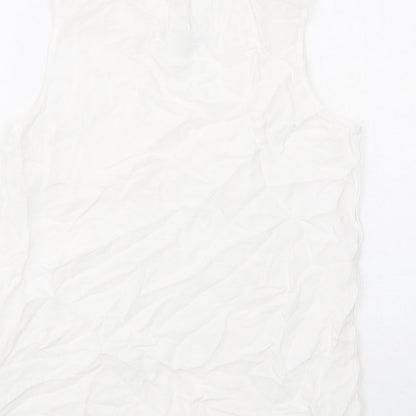 Womens UK Size XS River Island White Basic Blouse