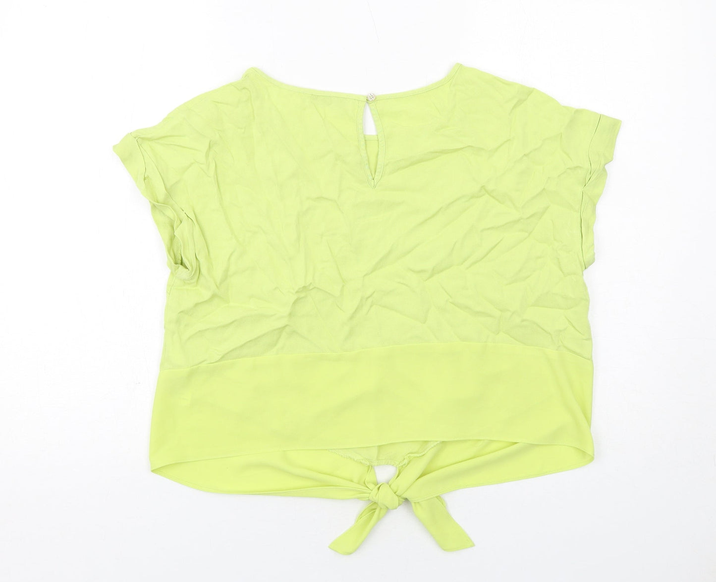 Womens UK Size 16 Oasis Yellow Basic Blouse
