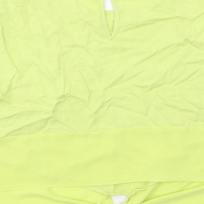 Womens UK Size 16 Oasis Yellow Basic Blouse