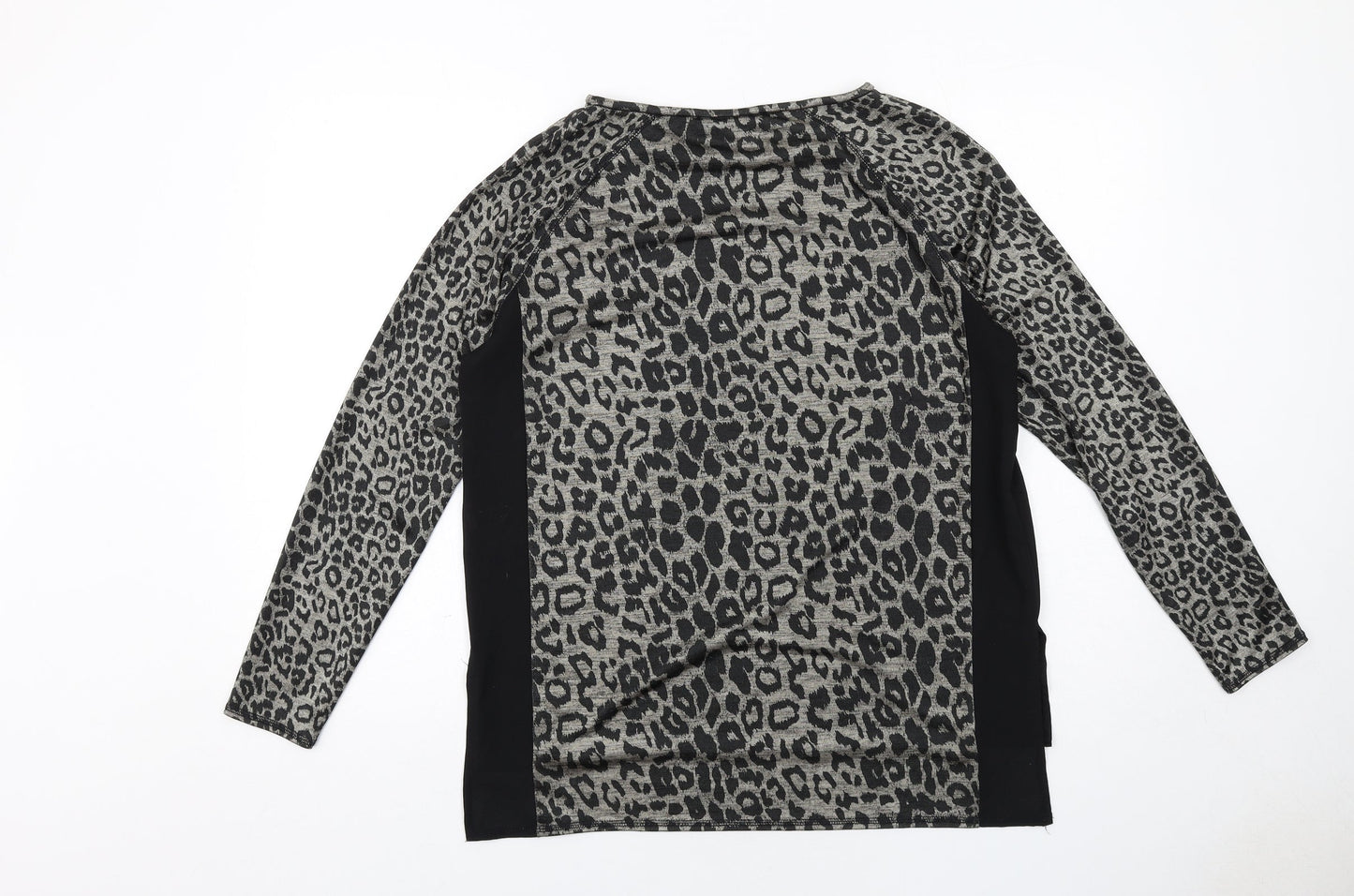 Womens UK Size L Zara Black Basic Blouse