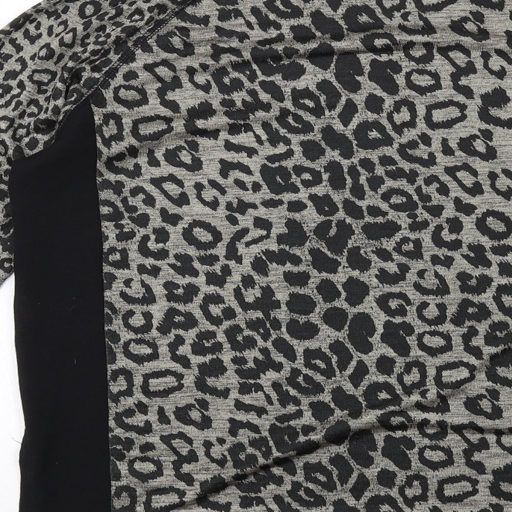 Womens UK Size L Zara Black Basic Blouse