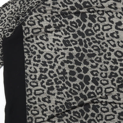 Womens UK Size L Zara Black Basic Blouse