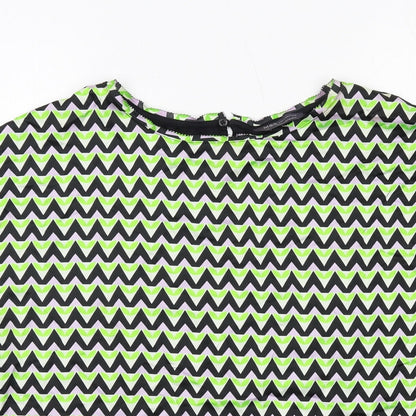 Womens UK Size 12 Marks and Spencer Multicoloured Basic Blouse