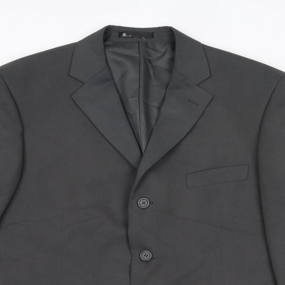 Mens UK Size 42 BHS Regular Grey Suit Jacket
