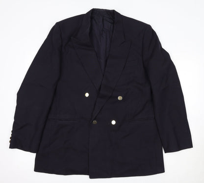 Mens UK Size 42 St Michael Regular Blue Suit Jacket