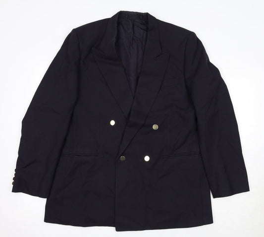 Mens UK Size 42 St Michael Regular Blue Suit Jacket