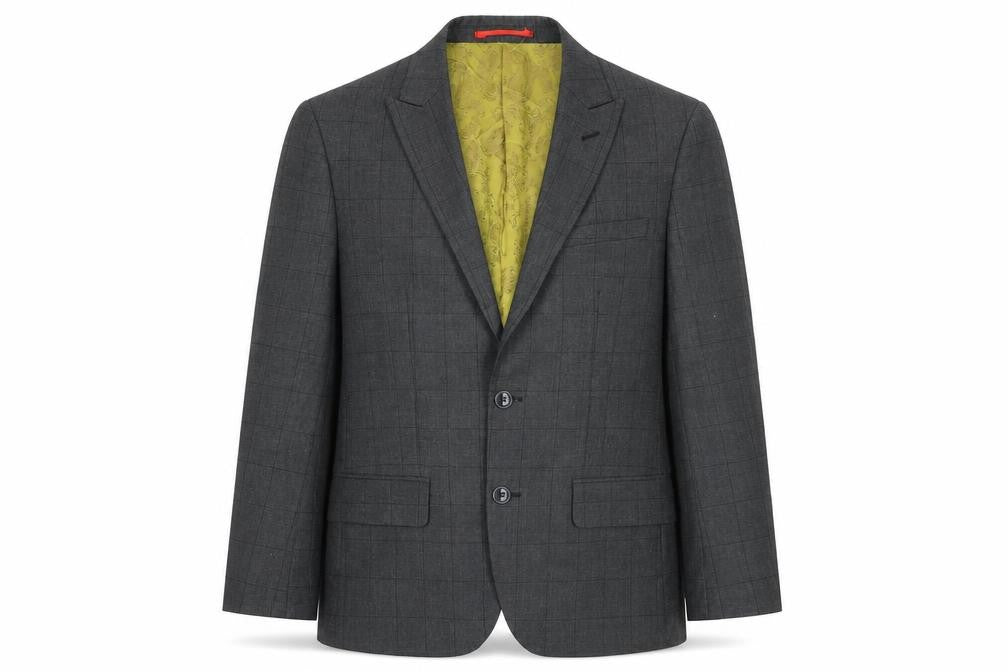 Mens UK Size 36 Dobell Regular Grey Suit Jacket