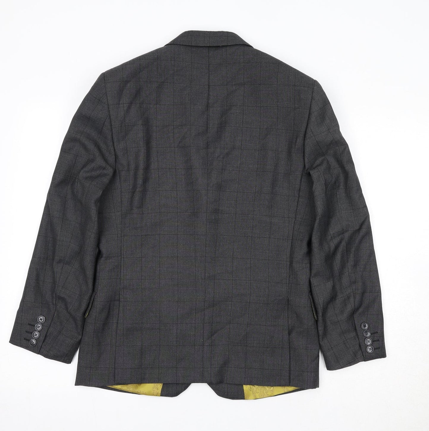 Mens UK Size 36 Dobell Regular Grey Suit Jacket