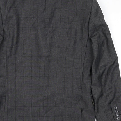 Mens UK Size 36 Dobell Regular Grey Suit Jacket