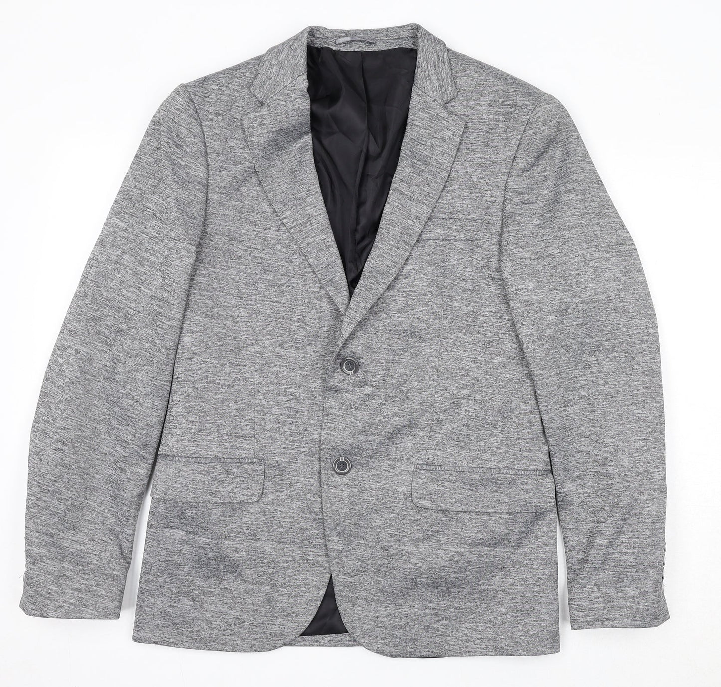 Mens UK Size M Boohoo Regular Grey Suit Jacket