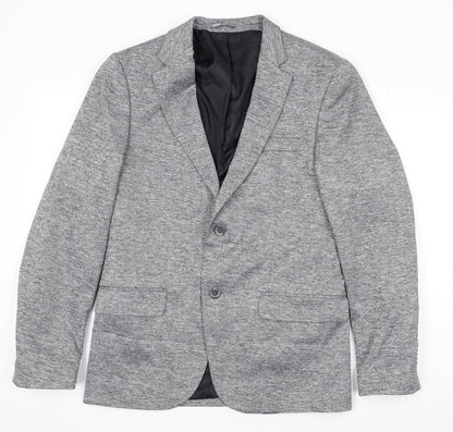 Mens UK Size M Boohoo Regular Grey Suit Jacket
