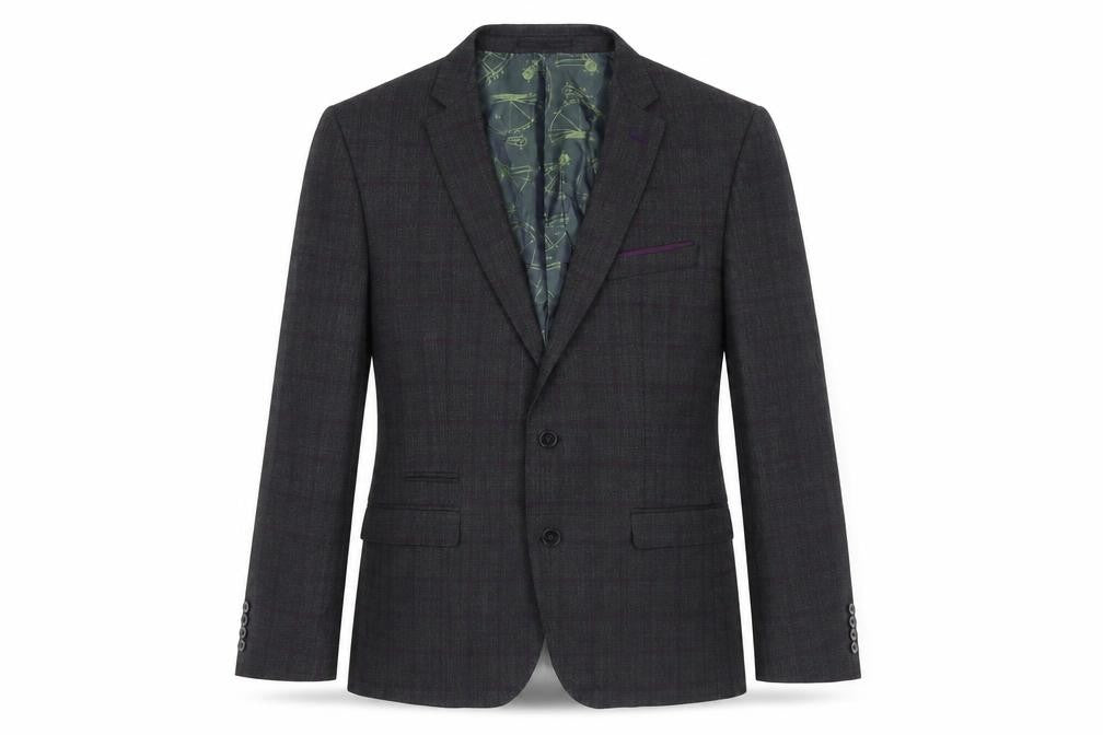 Mens UK Size 42 REMUS Regular Grey Suit Jacket