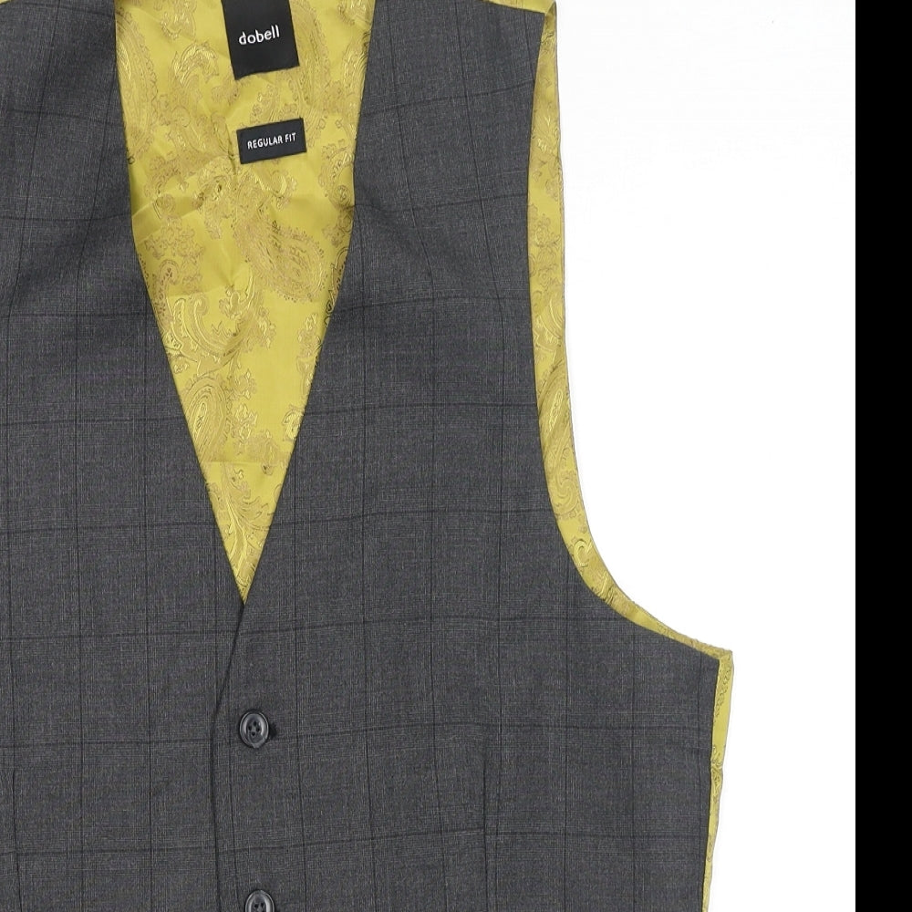 Mens UK Size S Dobell Regular Grey Suit Jacket