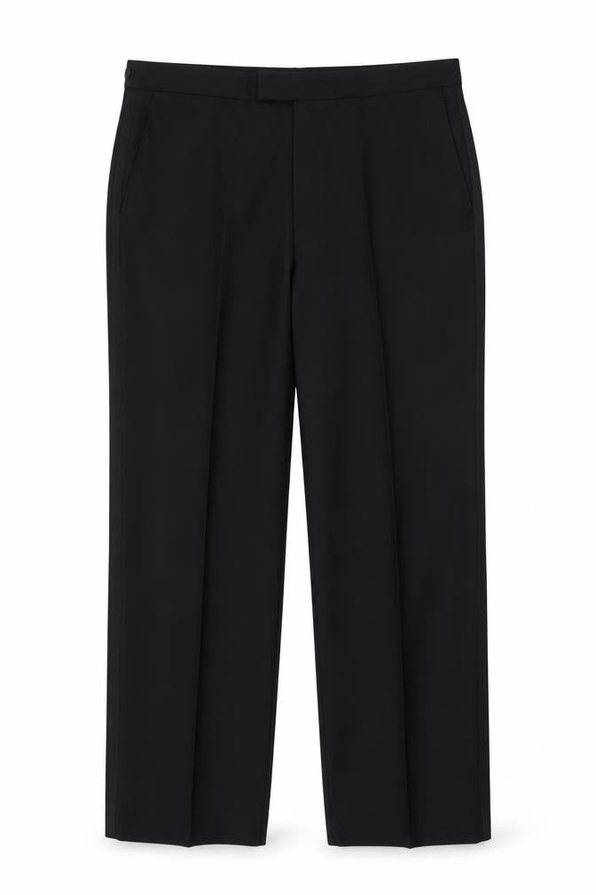 Canada Mens Black Polyester Trousers Size 36 in L28 in Regular Zip