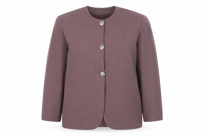 Choise Womens Purple Jacket Size 16 Button