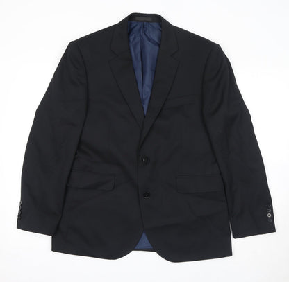 Mens UK Size 40 John Lewis Regular Black Suit Jacket