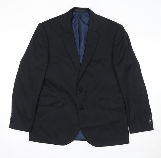 Mens UK Size 40 John Lewis Regular Black Suit Jacket