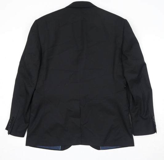 Mens UK Size 40 John Lewis Regular Black Suit Jacket