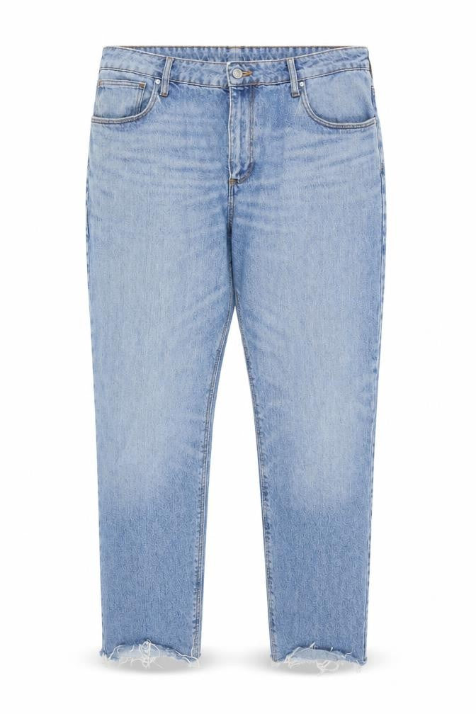 Front view of ASOS women’s blue cotton skinny jeans, size UK 38, in, 30-inch leg regular zip