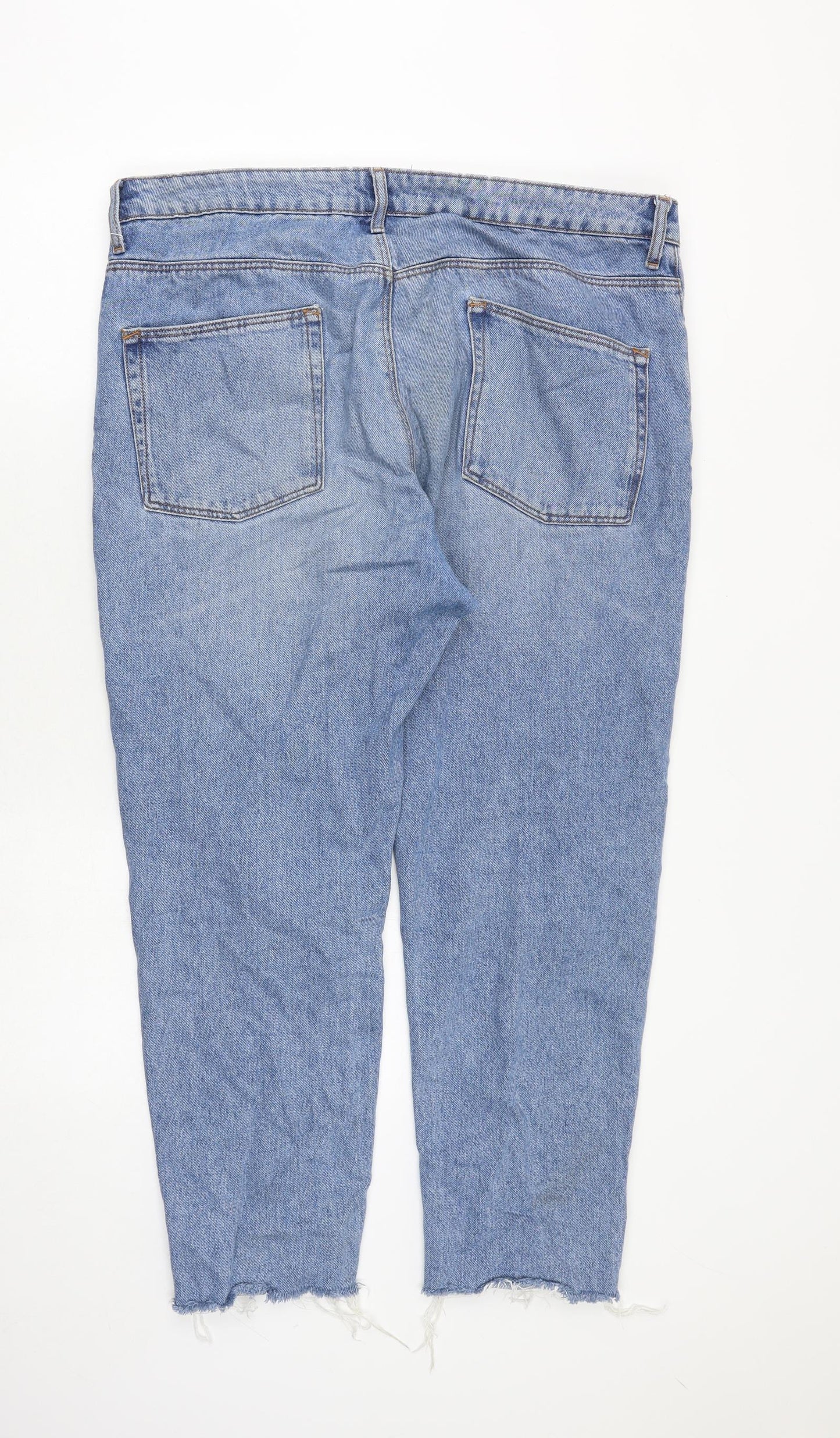 ASOS Womens Blue Cotton Skinny Jeans Size 38 in L30 in Regular Zip