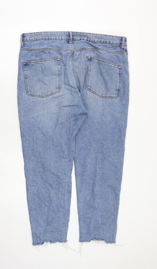ASOS Womens Blue Cotton Skinny Jeans Size 38 in L30 in Regular Zip