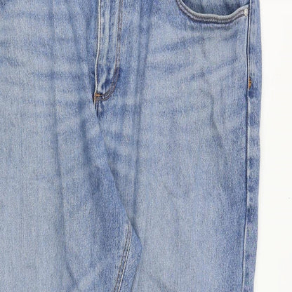 ASOS Womens Blue Cotton Skinny Jeans Size 38 in L30 in Regular Zip