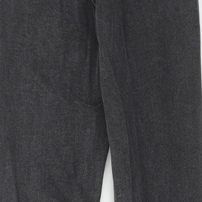 COLLUSION Womens Grey Cotton Straight Jeans Size 25 in L32 in Slim Zip