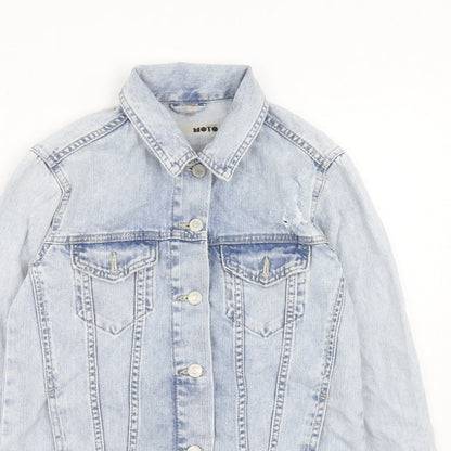 Womens UK Size 6 Topshop Blue Jacket