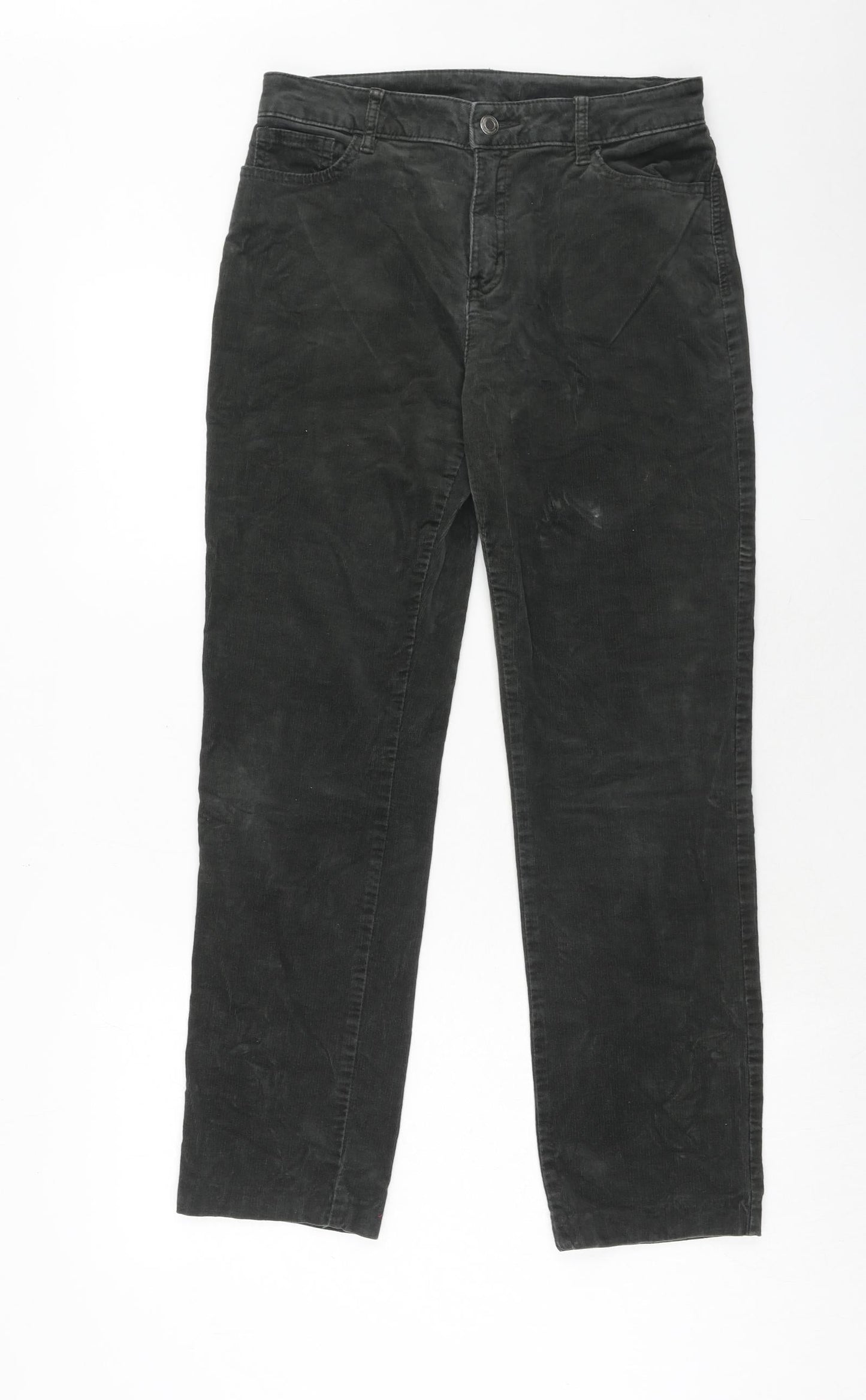 Womens UK Size 30 in Marks and Spencer Regular Fit  Green Trousers