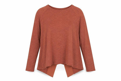 Womens UK Size 10 Label Lab Orange Basic T-Shirt