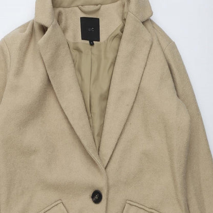 Womens UK Size 6 NEXT Beige Overcoat