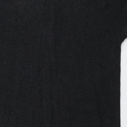 Gap Womens Grey Cotton Jumper Dress Size M V-Neck Pullover