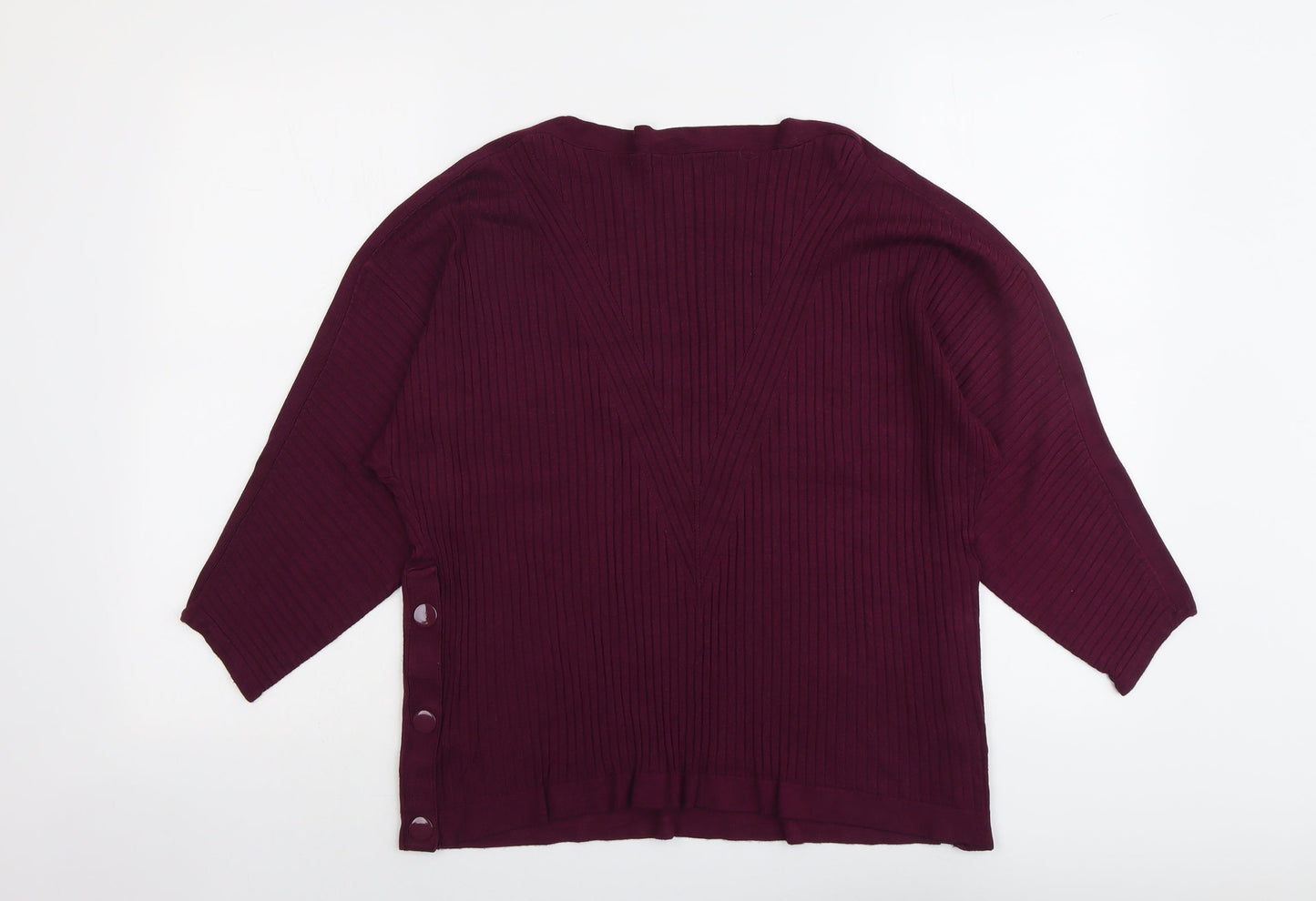 Womens UK Size L Marks and Spencer Purple Pullover Jumper