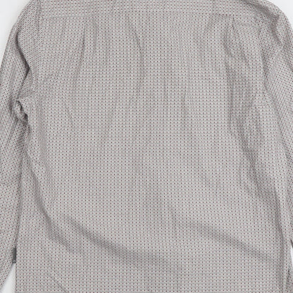 Mens UK Size M Peter Werth Red  Button-Up Long Sleeve Casual Shirt