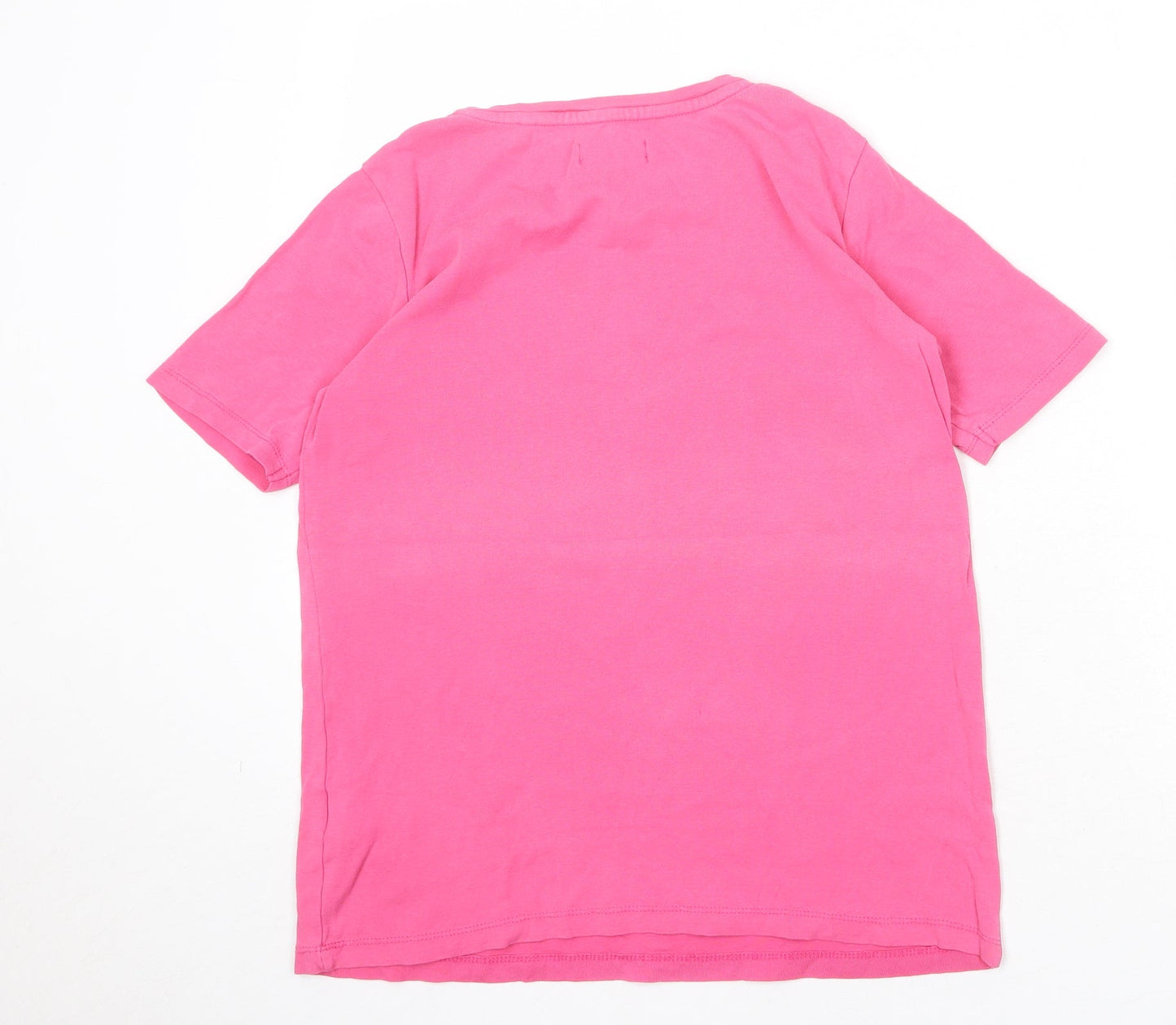 Womens UK Size 12 JD Williams Pink Basic T-Shirt