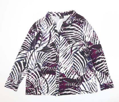 Womens UK Size 20 Lebek Multicoloured Basic Button-Up