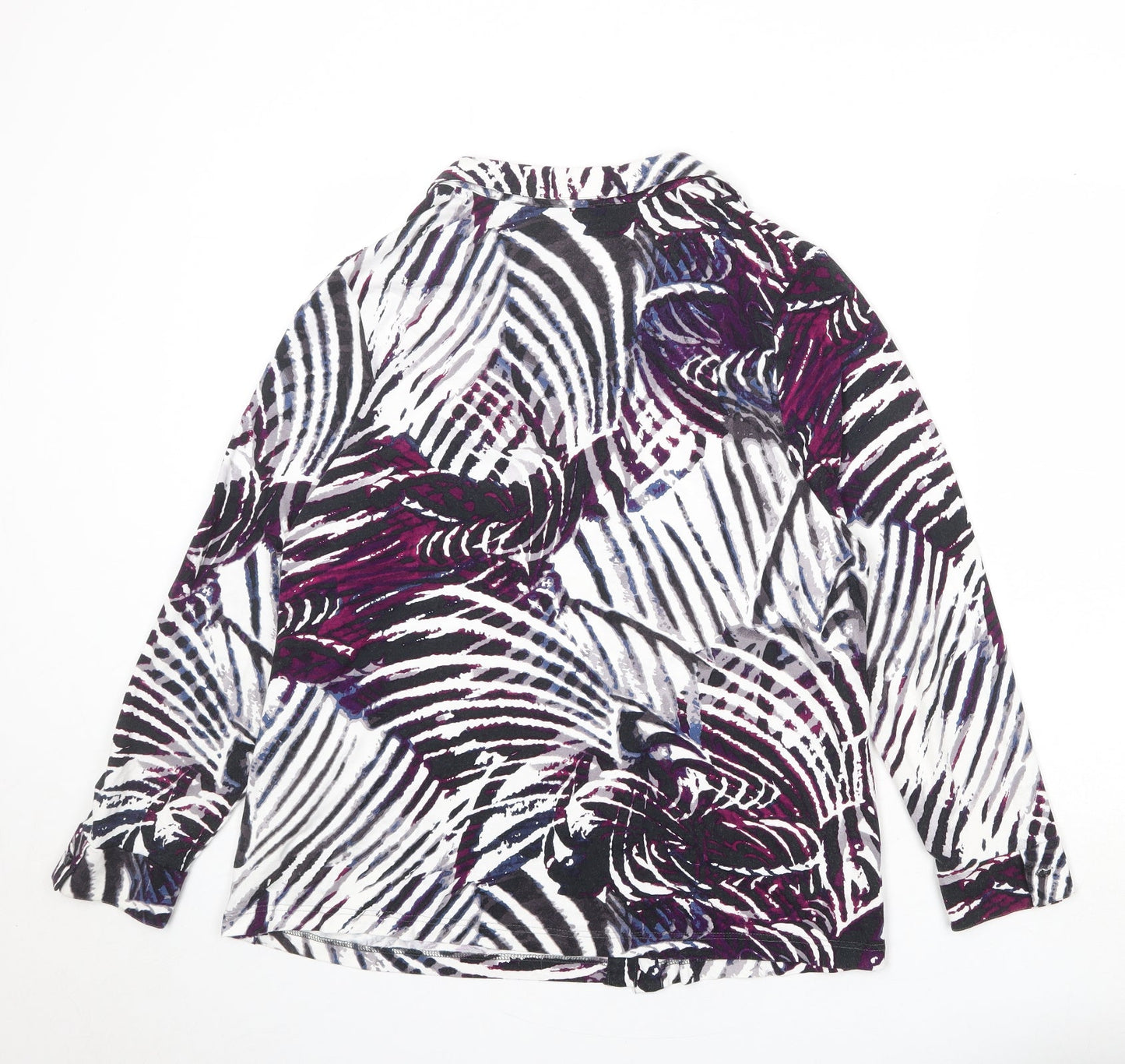 Womens UK Size 20 Lebek Multicoloured Basic Button-Up