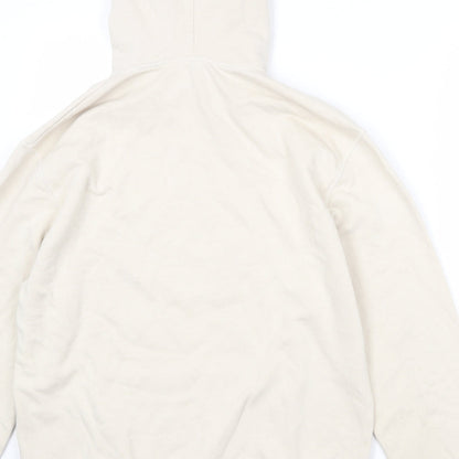 Divided by H&M Womens Beige Cotton Pullover Hoodie Size M Pullover