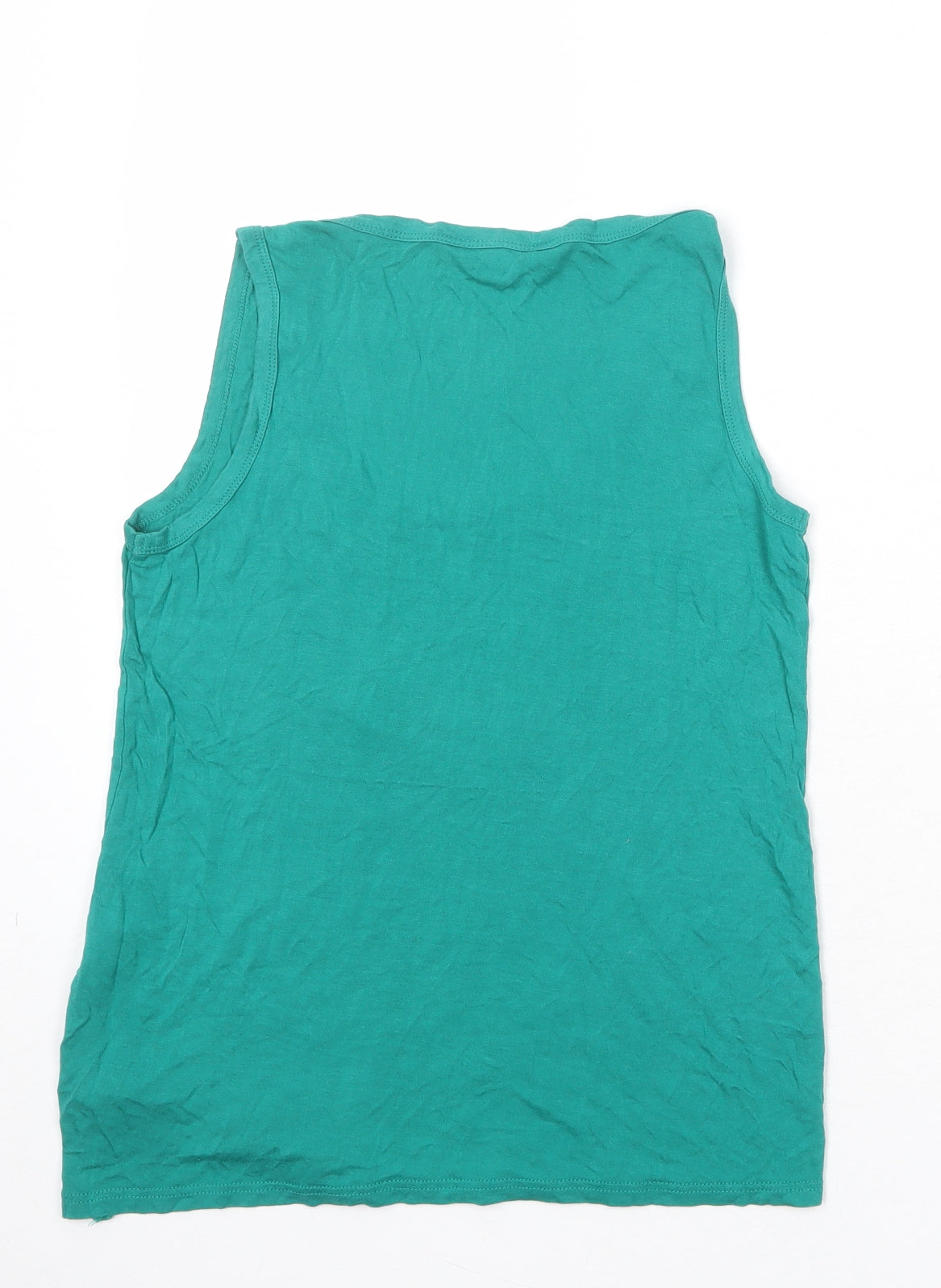 Womens UK Size 8 Dorothy Perkins Green Basic Tank