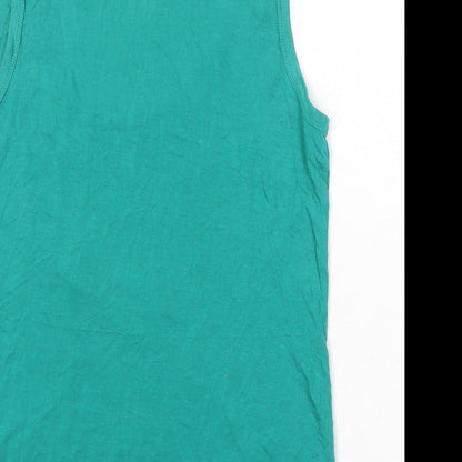 Womens UK Size 8 Dorothy Perkins Green Basic Tank