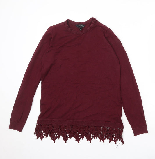 Womens UK Size 10 Dorothy Perkins Red Pullover Jumper