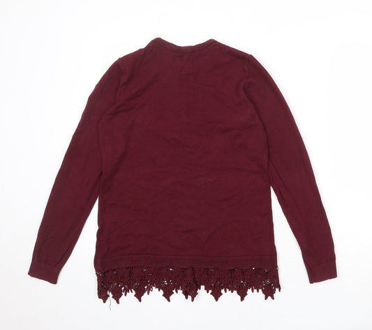 Womens UK Size 10 Dorothy Perkins Red Pullover Jumper