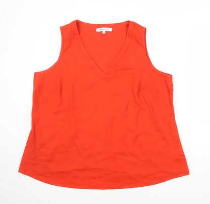 Womens UK Size 22 Capsule Orange Basic Tank