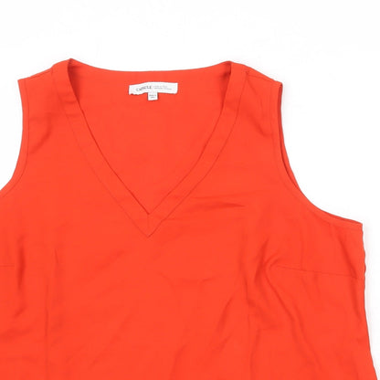 Womens UK Size 22 Capsule Orange Basic Tank
