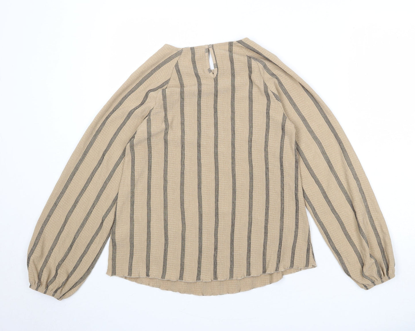Womens UK Size 6 Marks and Spencer Brown Basic Blouse