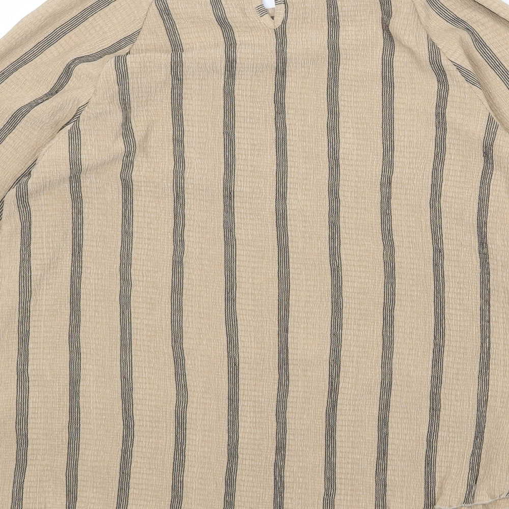 Womens UK Size 6 Marks and Spencer Brown Basic Blouse