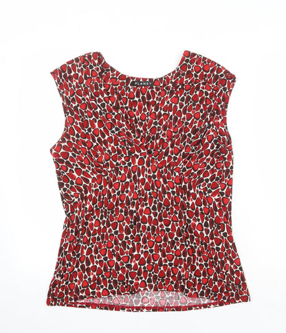 Womens UK Size L Planet Multicoloured Basic Blouse