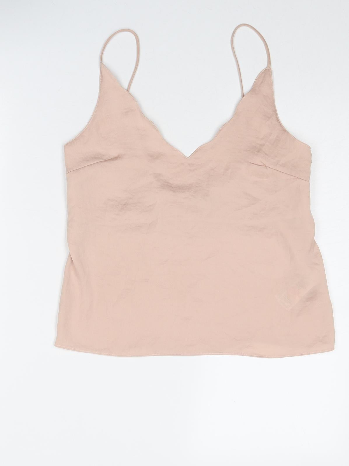 Womens UK Size 6 Topshop Pink Basic Tank