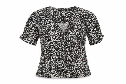Womens UK Size 10 NEXT Black Basic Blouse