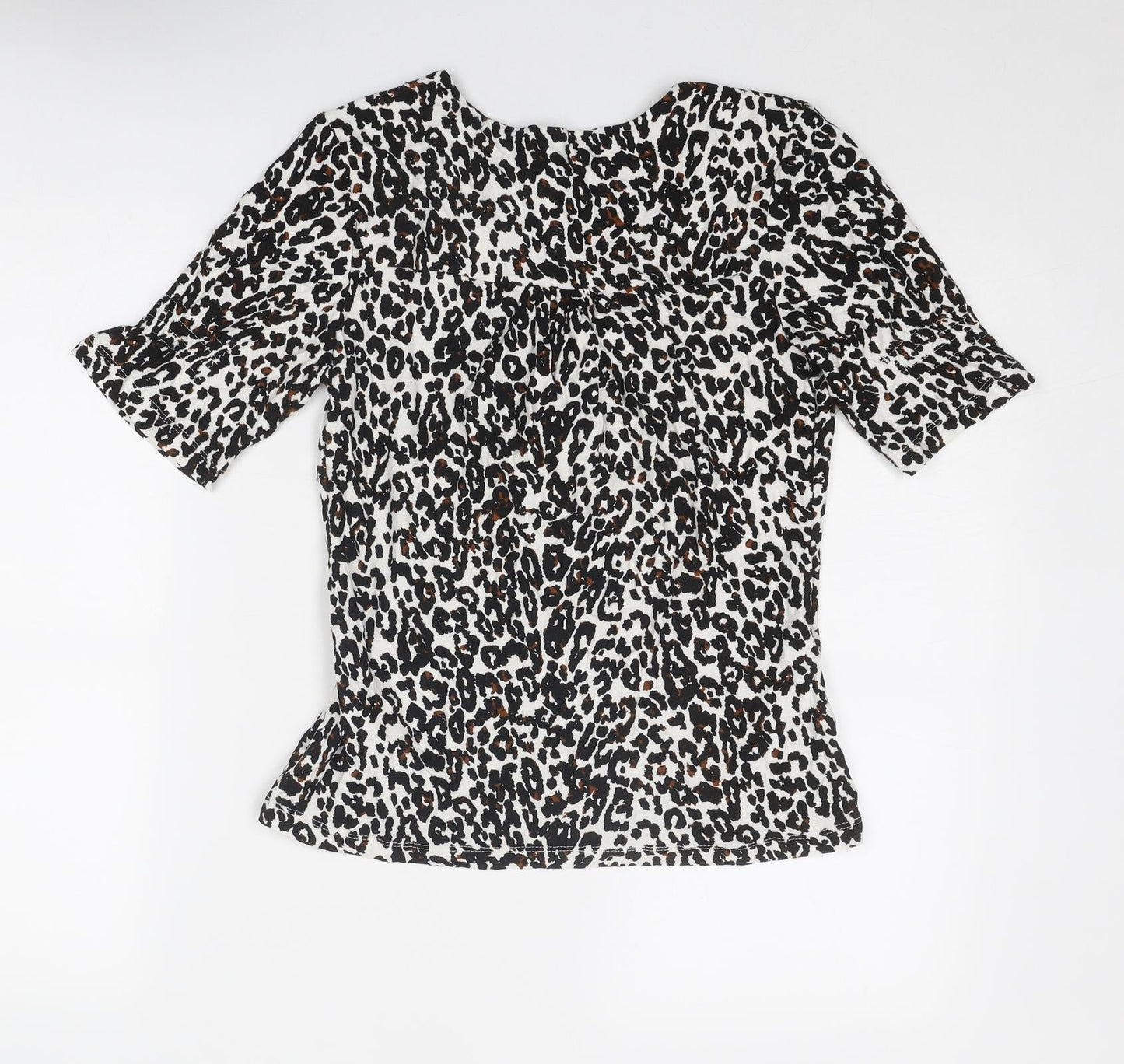 Womens UK Size 10 NEXT Black Basic Blouse